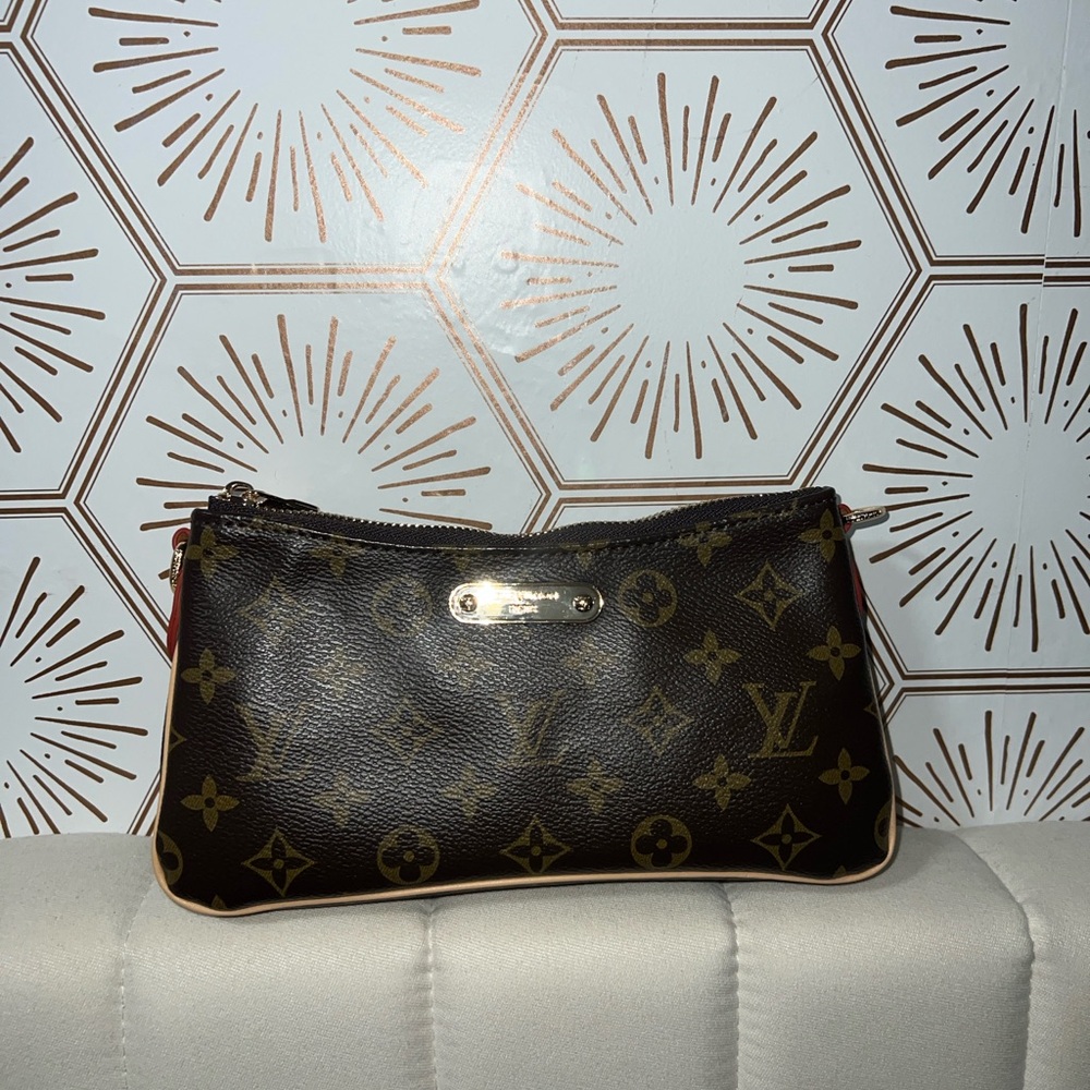 Louis Vuitton Dark Brown Monogram Clutch